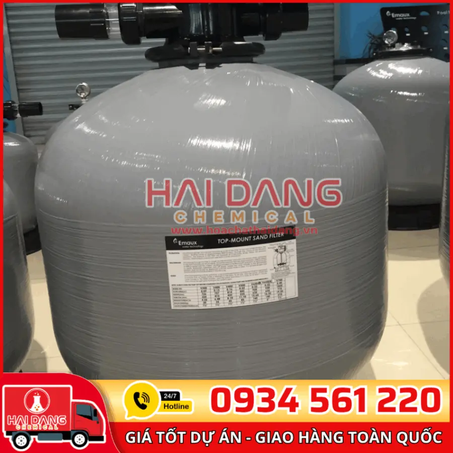 Bình Lọc Bể Bơi EMAUX V450 – Nhỏ Gọn, Hiệu Suất Tốt, Giá Hợp Lý