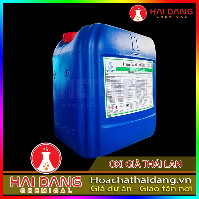 Hóa Chất Xử Lý Nước Bể Bơi Oxy Già Thái Lan