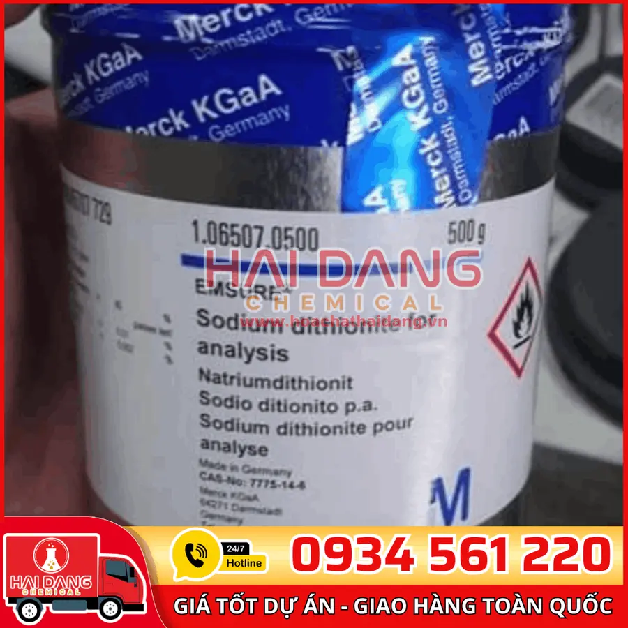 Sodium dithionite lọ 500g - Merck
