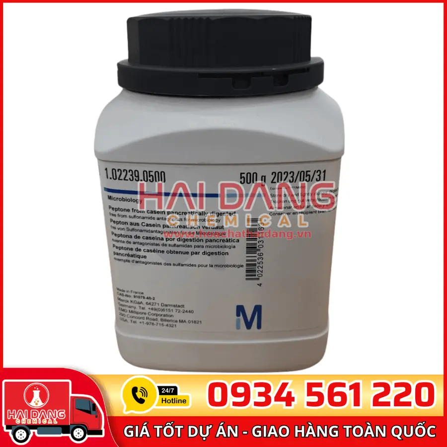 Peptone from Casein, Pancreatically Digested lọ 500g - Merck