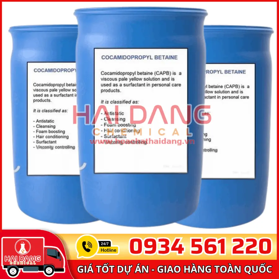 CAPB (Cocamidopropyl Betaine) – Chất Hoạt Động Bề Mặt Dịu Nhẹ