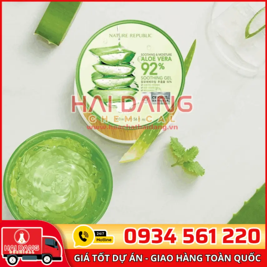 Aloe Vera Oil Trung Quốc – Dưỡng Ẩm, Làm Dịu Da Tự Nhiên