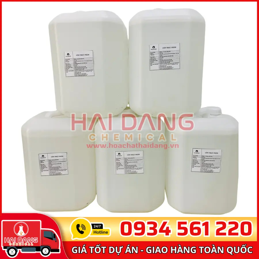 Cồn Ethanol – Dung Môi Sát Khuẩn & Tẩy Rửa Hiệu Quả