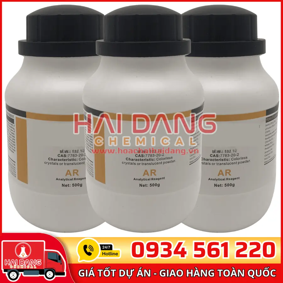 Phenol Phthalein C₂₀H₁₄O₄, lọ 500g - hãng Xilong