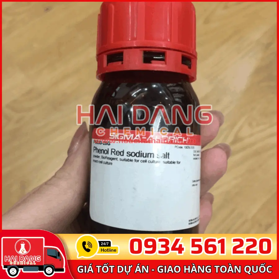 Phenol Red sodium salt lọ 25g, hãng Sigma