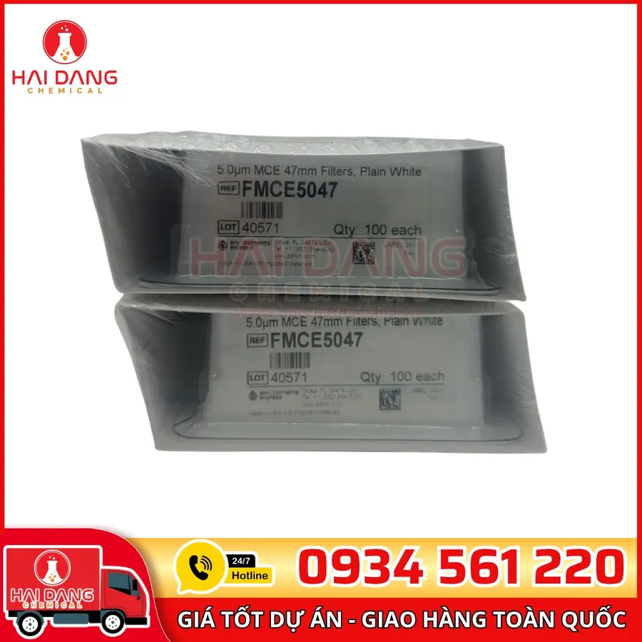 Màng Lọc MCE Filter 5.0µm, 47mm, FMCE5047 – Hãng Zefon/EE – Mỹ
