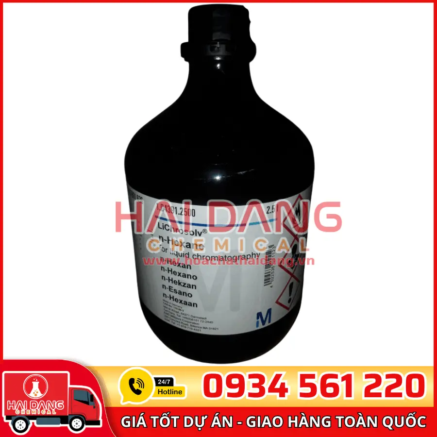 n-Hexane HPLC lọ 2,5L - Merck