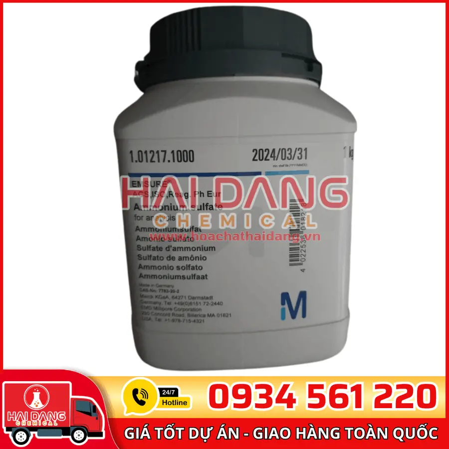 Ammonium sulfate lọ 1kg - Merck
