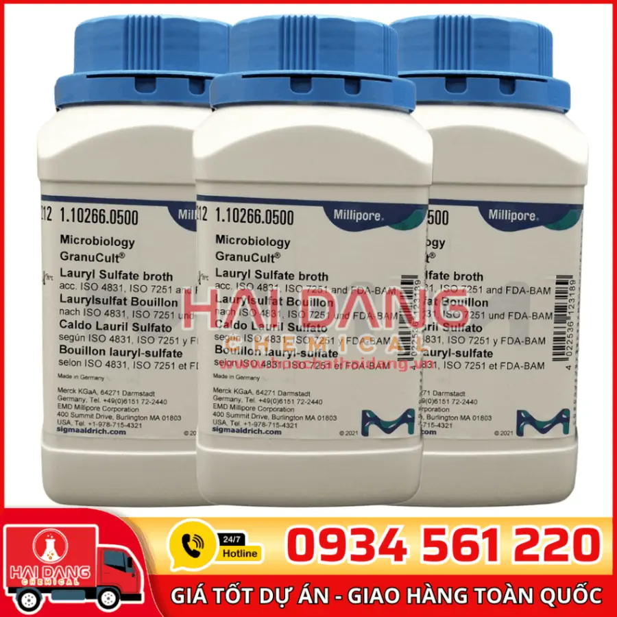 Lauryl Sulfate Broth lọ 500g - Merck