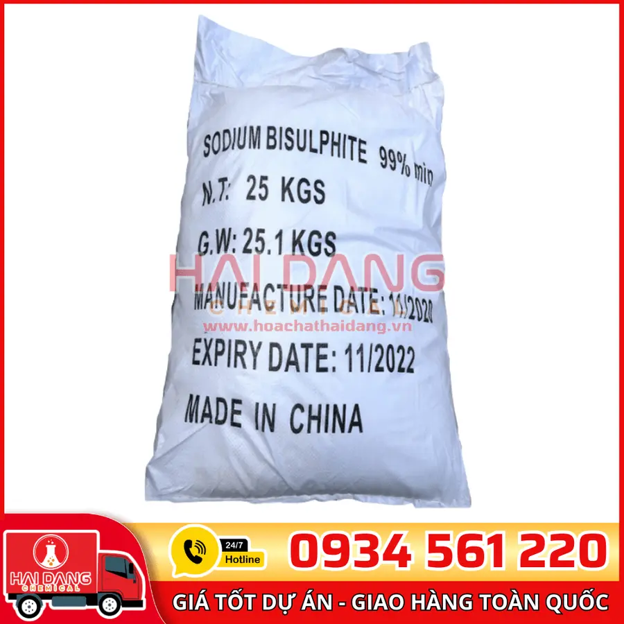 Sodium Bisulfite NaHSO3 99% Trung Quốc