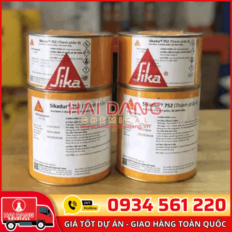 Sikadur 752 – Keo Epoxy Chống Thấm Và Bơm Nứt Bê Tông