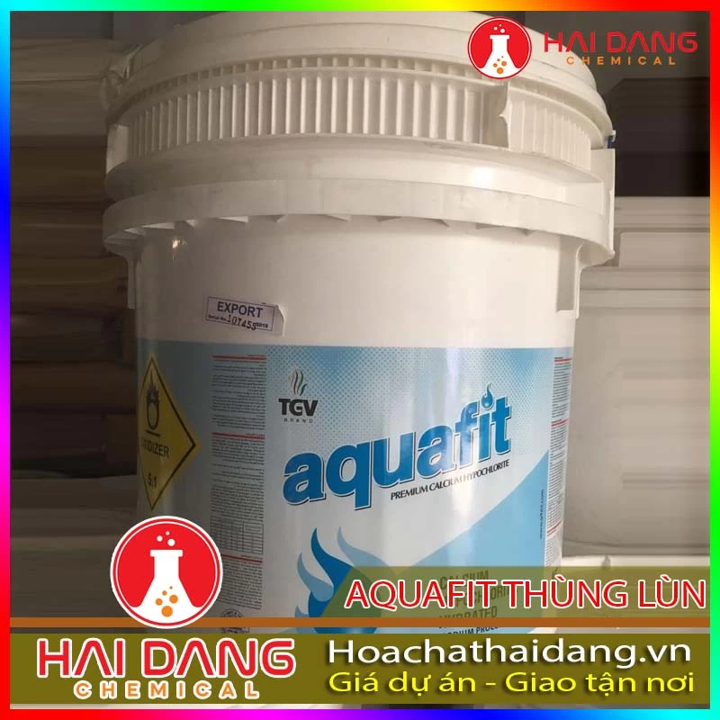 Hóa Chất Nhà Máy Nước Chlorine Aquafit Thùng Lùn