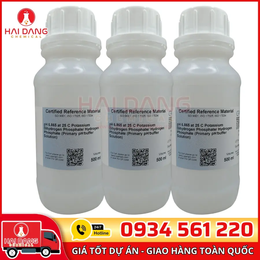 Dung Dịch Chuẩn pH 6.865 Cho Hiệu Chuẩn Máy Đo CPAchem
