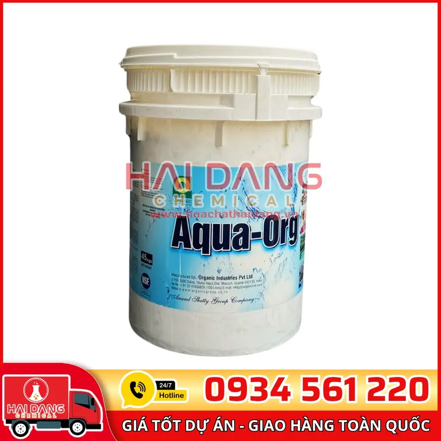 Clorin Aqua ORG 70% Ấn Độ – Hóa Chất Hồ Bơi Giá Tốt