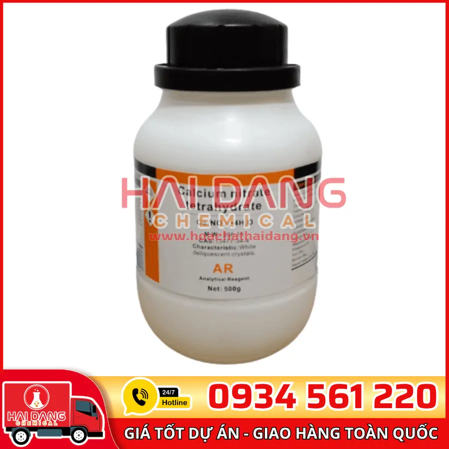 Calcium Sulfate CaSO₄, lọ 500g - hãng Xilong