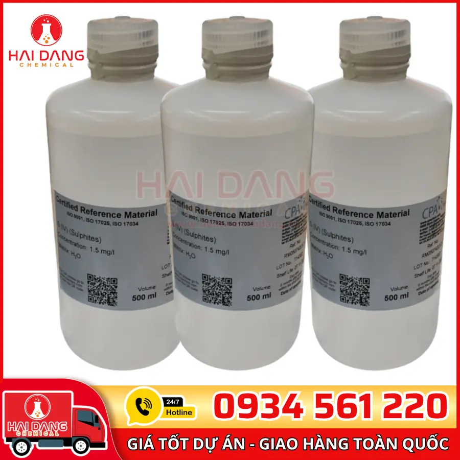 Dung Dịch Chuẩn Sulphites 1.5mg/L Trong Nước CPAchem