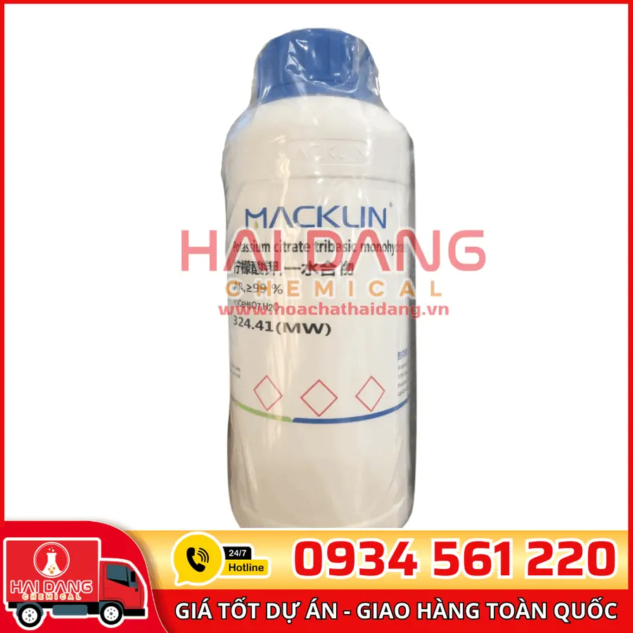 Potassium citrate tribasic monohydrate 500g - Macklin 