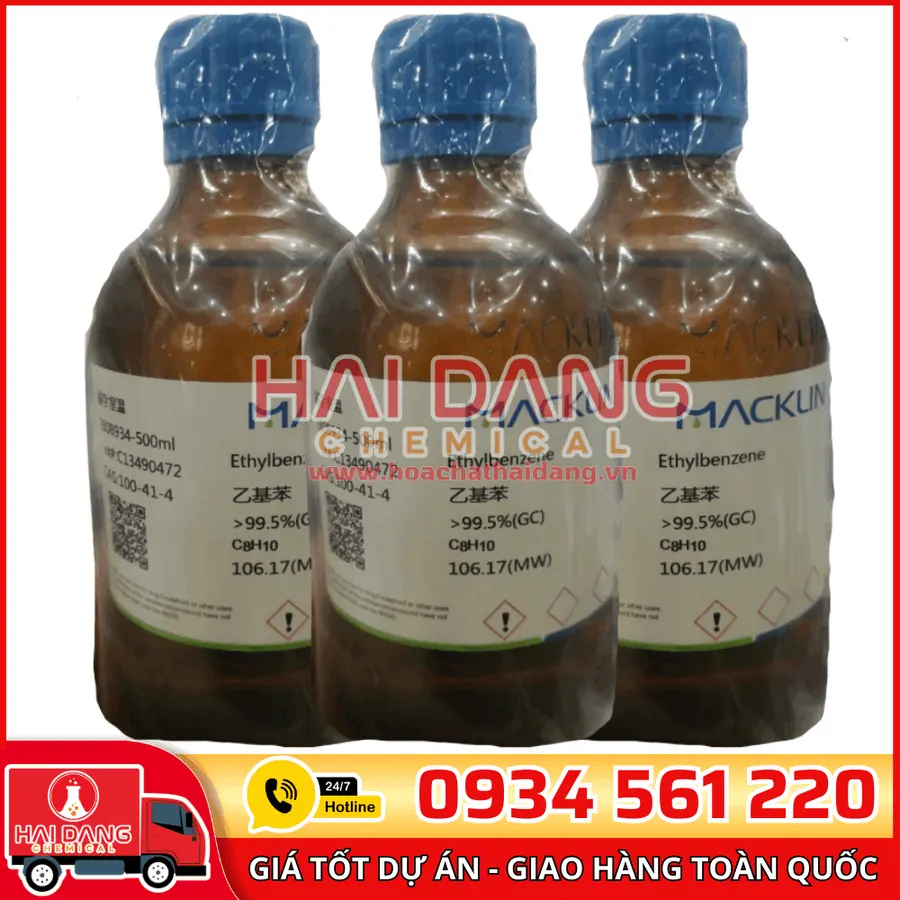Ethylbenzene >99.5%(GC) 500ml - Macklin