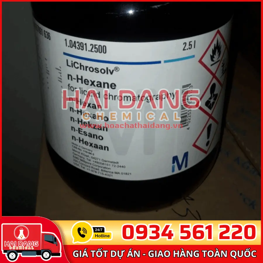 n-Hexane HPLC lọ 2,5L - Merck