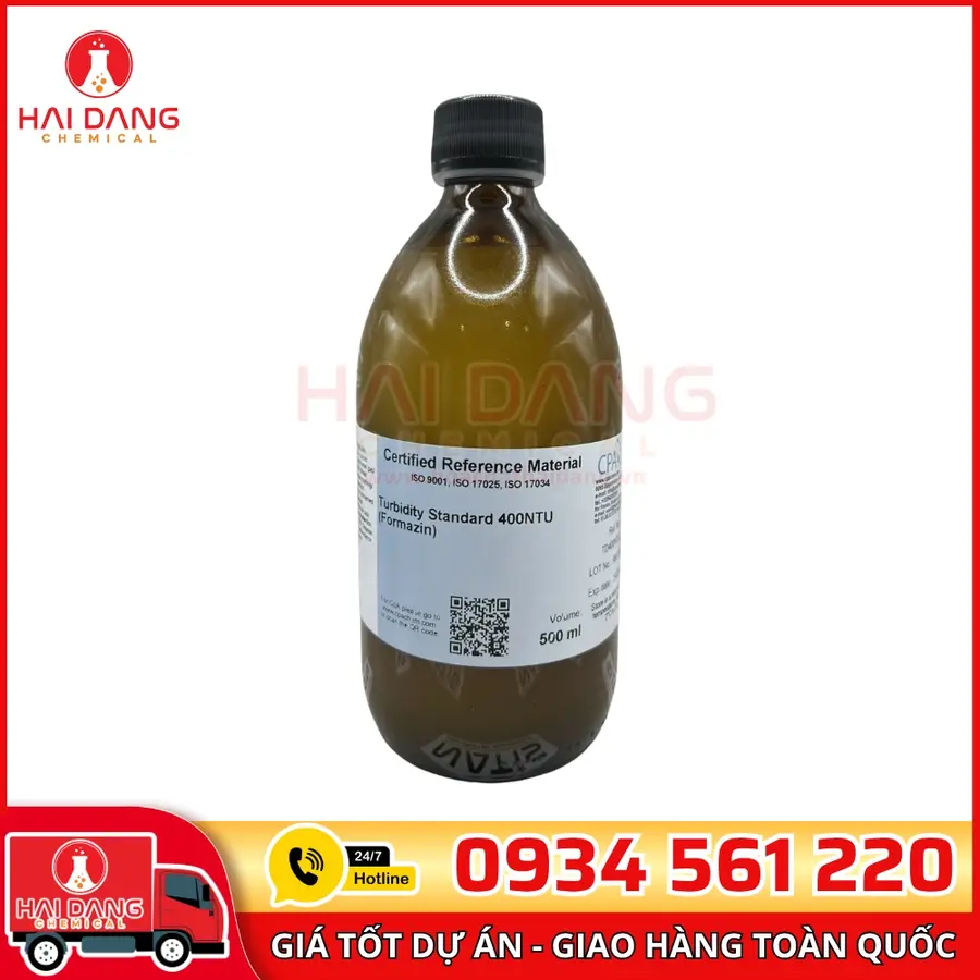 Dung Dịch Chuẩn Độ Đục 400NTU Chai 500mL CPAchem