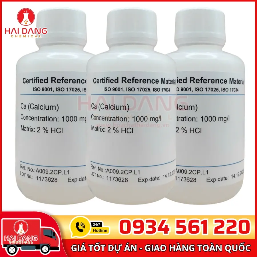 Dung Dịch Chuẩn Calcium (Ca) AAS 1g/L 100mL CPAchem