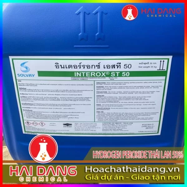 Hóa Chất Ngành Gỗ Oxy Già Thái Lan – H2O2