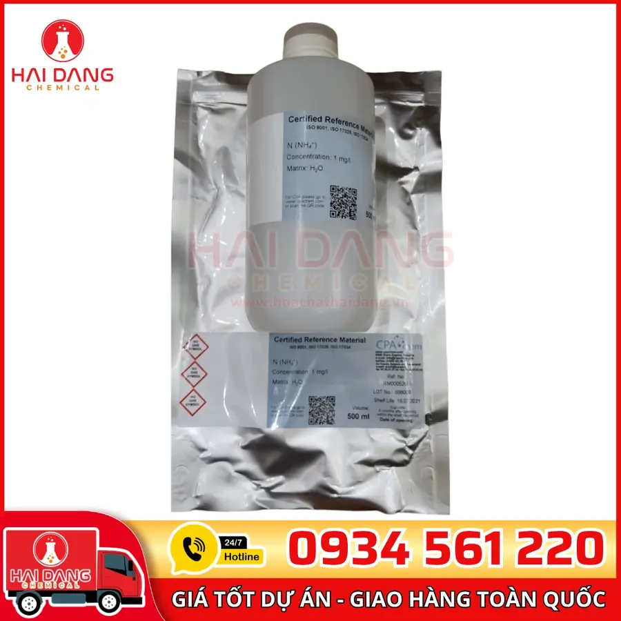 Dung Dịch Chuẩn Ammonium As N 1000mg/L IC CPAchem