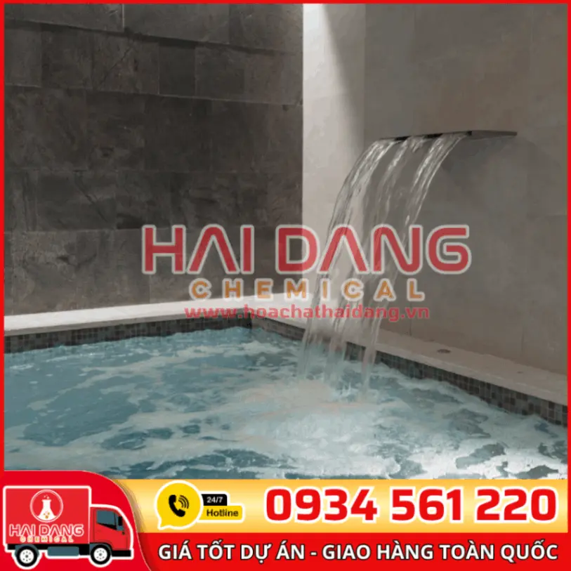 Thác Nước Nghệ Thuật Cho Hồ Bơi Thiết Kế Sang Trọng