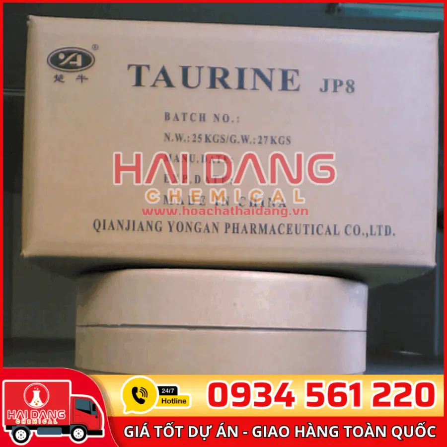 Taurine Trung Quốc Thùng 25kg 