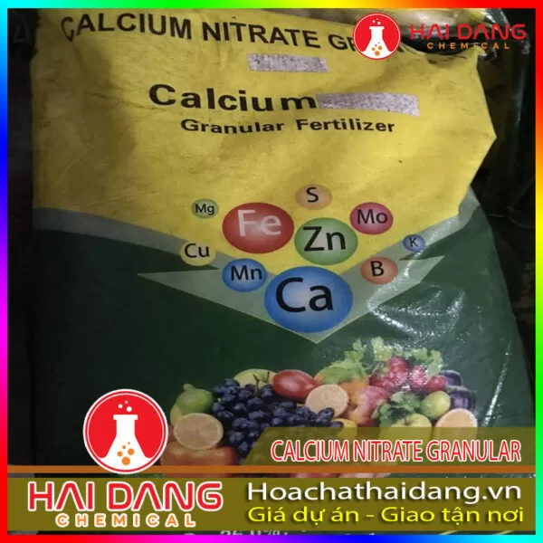 Hóa Chất Phân Bón Calcium Nitrate Granular