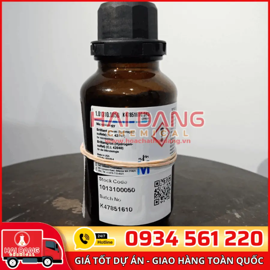 Brilliant Green (hydrogen sulfate) lọ 50g - Merck
