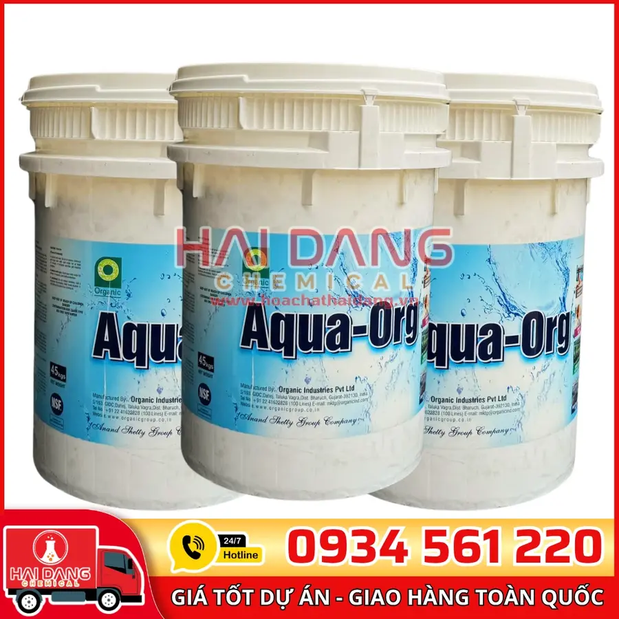 Clorin Aqua ORG 70% Ấn Độ – Hóa Chất Hồ Bơi Giá Tốt