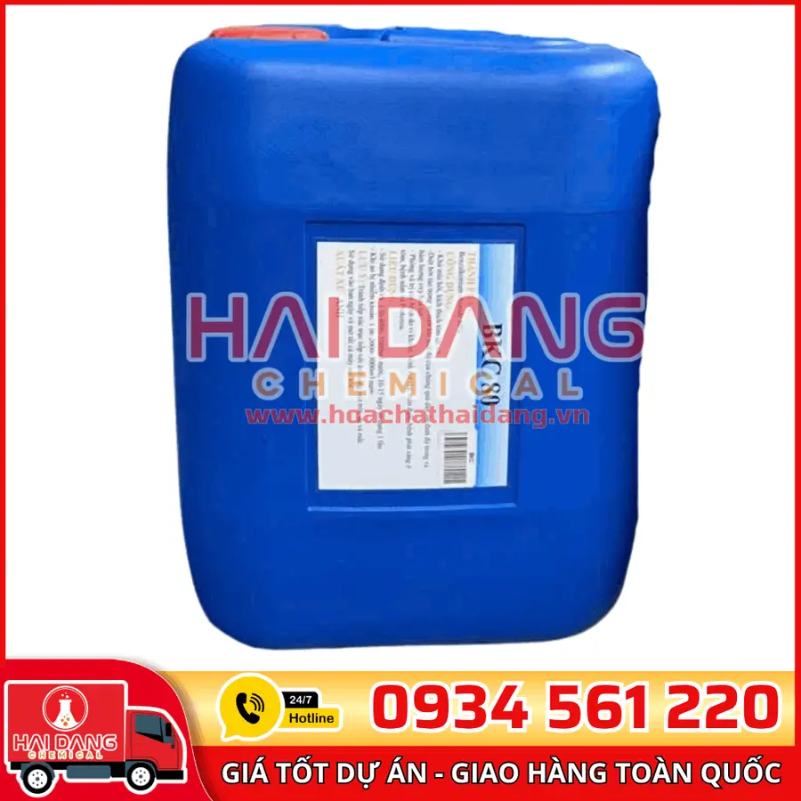 Benzalkonium Chloride BKC Anh, Trung Quốc, Việt Nam
