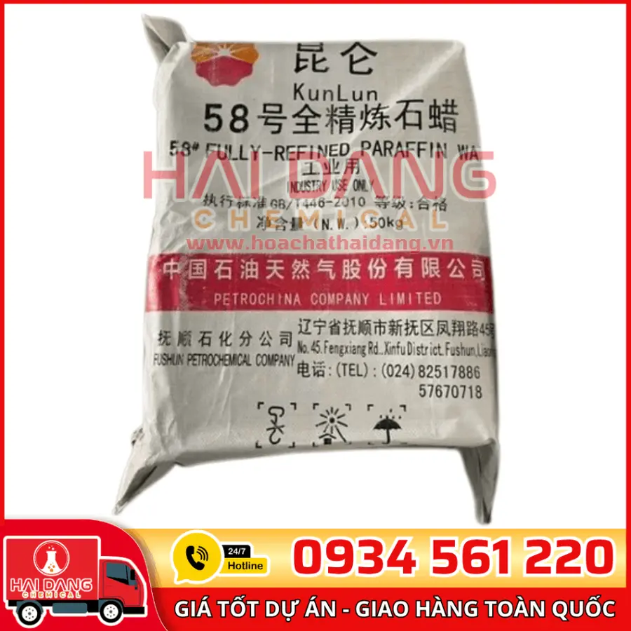 Wax 58 Sáp Paraffin Trung Quốc