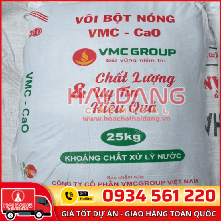 Vôi CaO Canxi Oxit Việt Nam