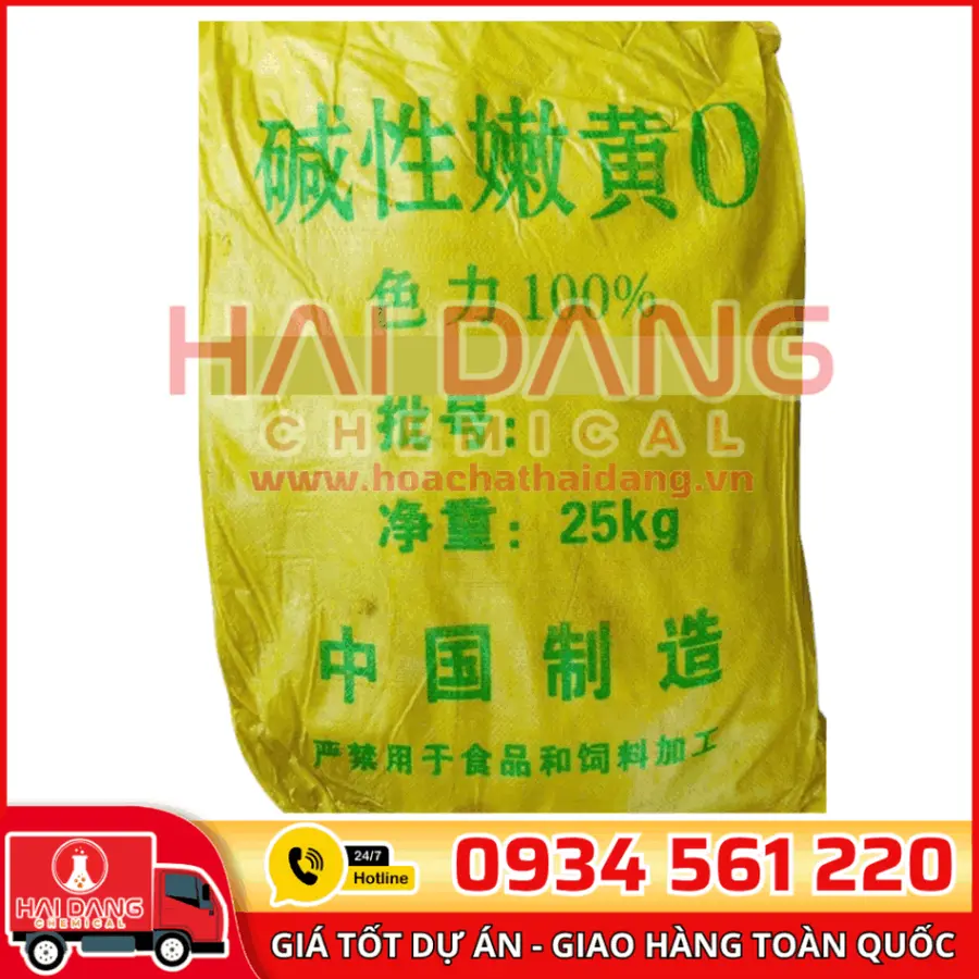 Auramin O (Vàng O) C₁₇H₂₁N₃ Trung Quốc