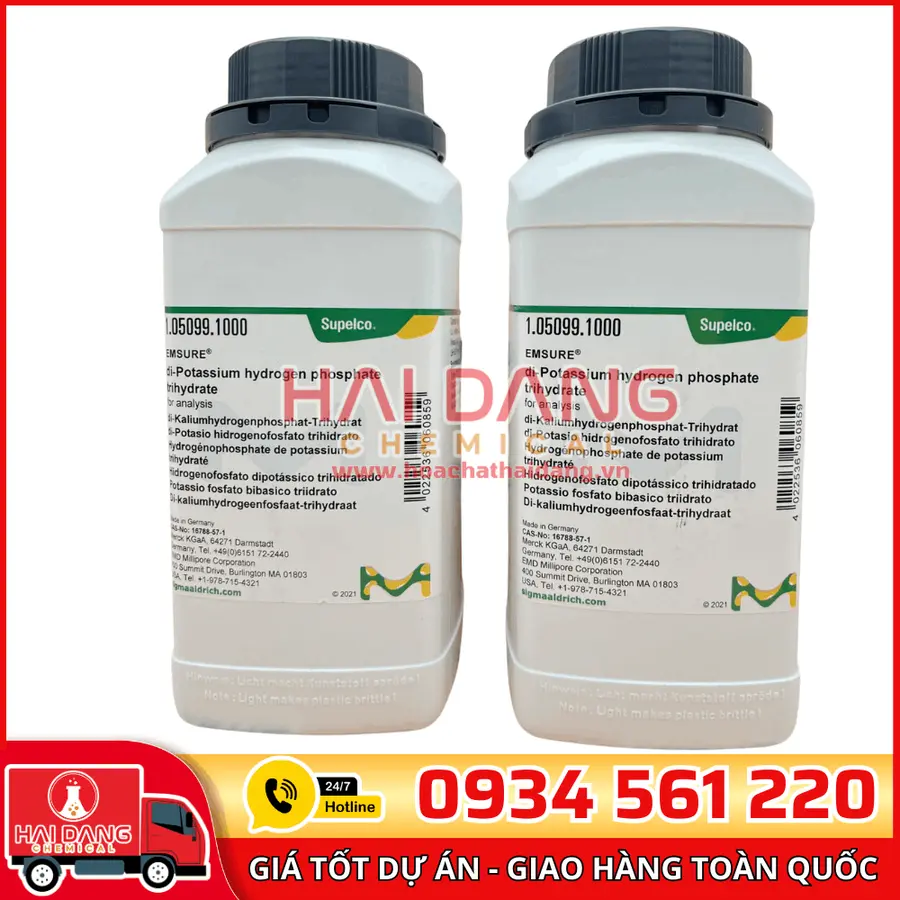 Di-Potassium hydrogen phosphate lọ 1kg - Merck