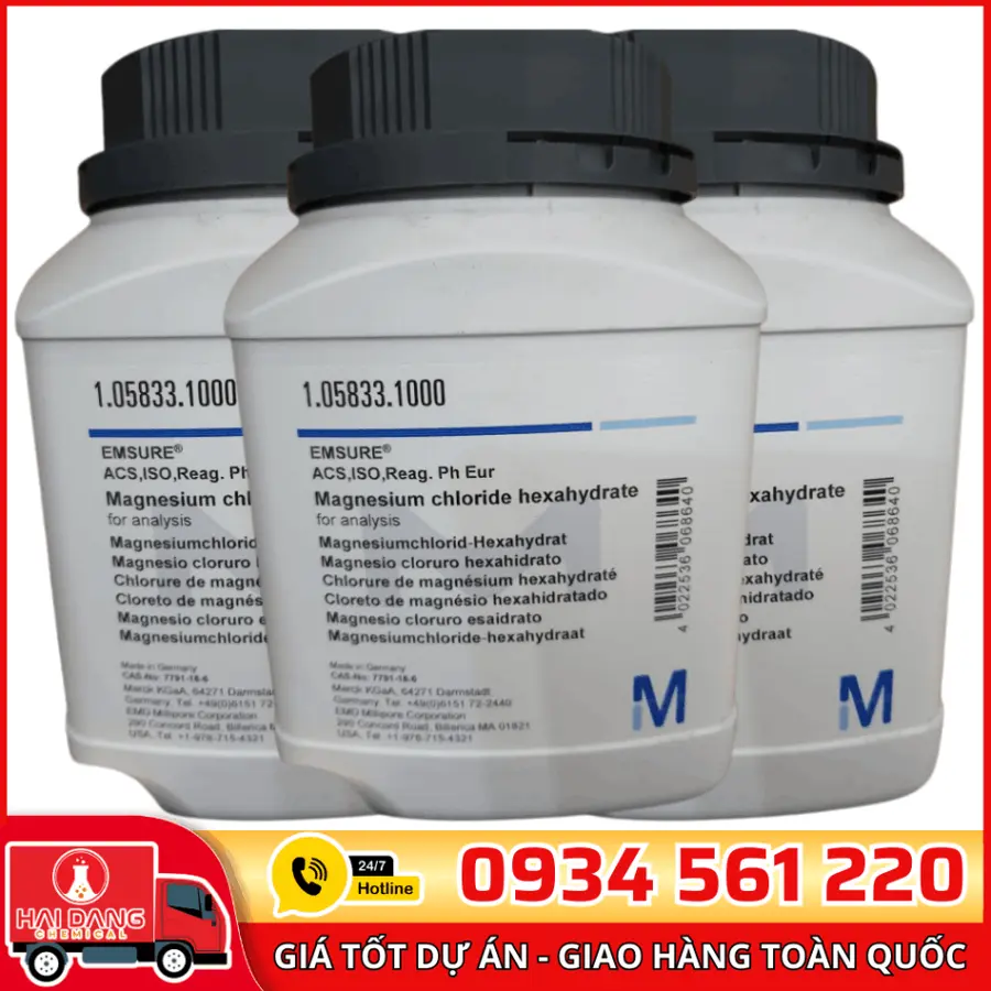 Magnesium Chloride Hexahydrate lọ 1kg - Merck