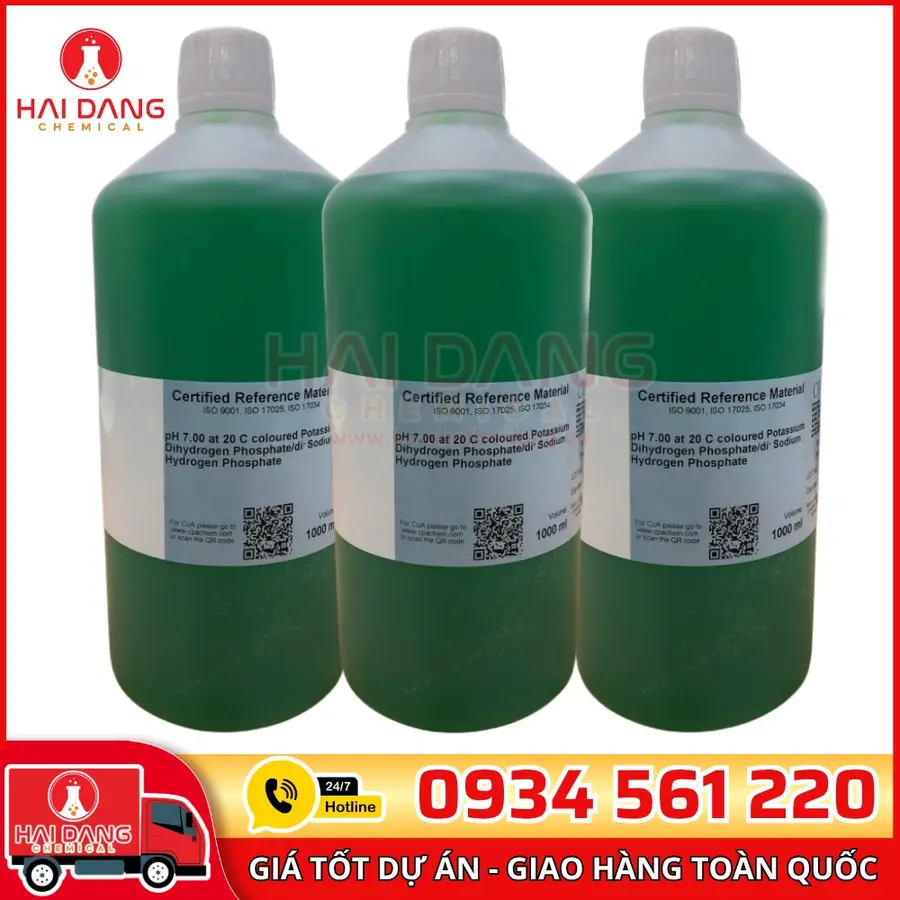Dung Dịch Chuẩn pH 7 1L – Hiệu Chuẩn Máy Đo pH – CPAchem