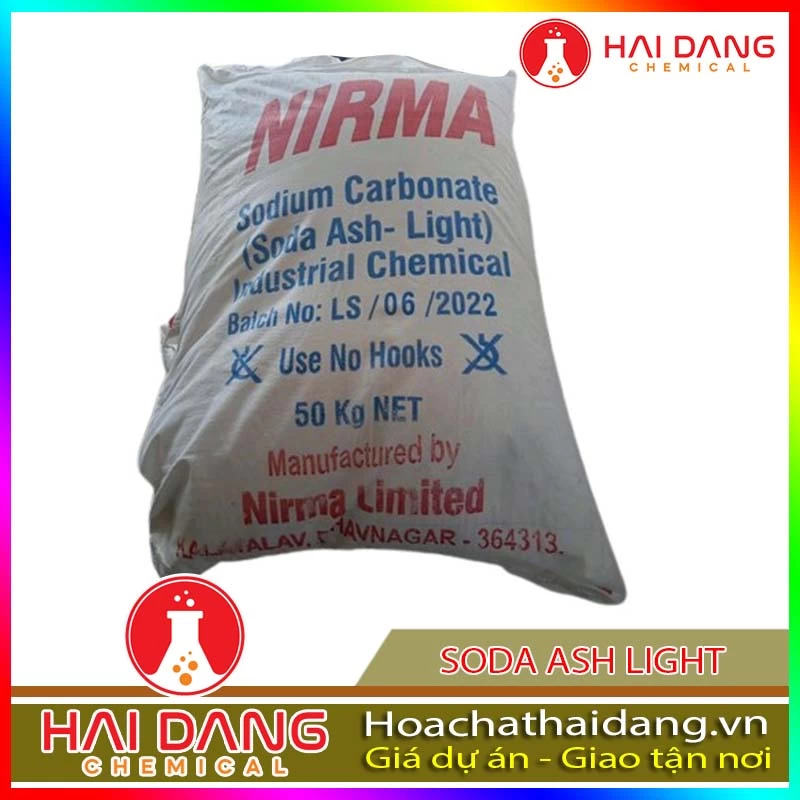 Hóa Chất Thủy Sản Soda Ash Light Nirma Ấn Độ