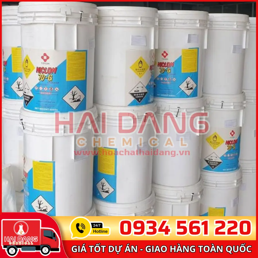 Chlorine Niclon 70% Ca(ClO)2 Nhật Bản