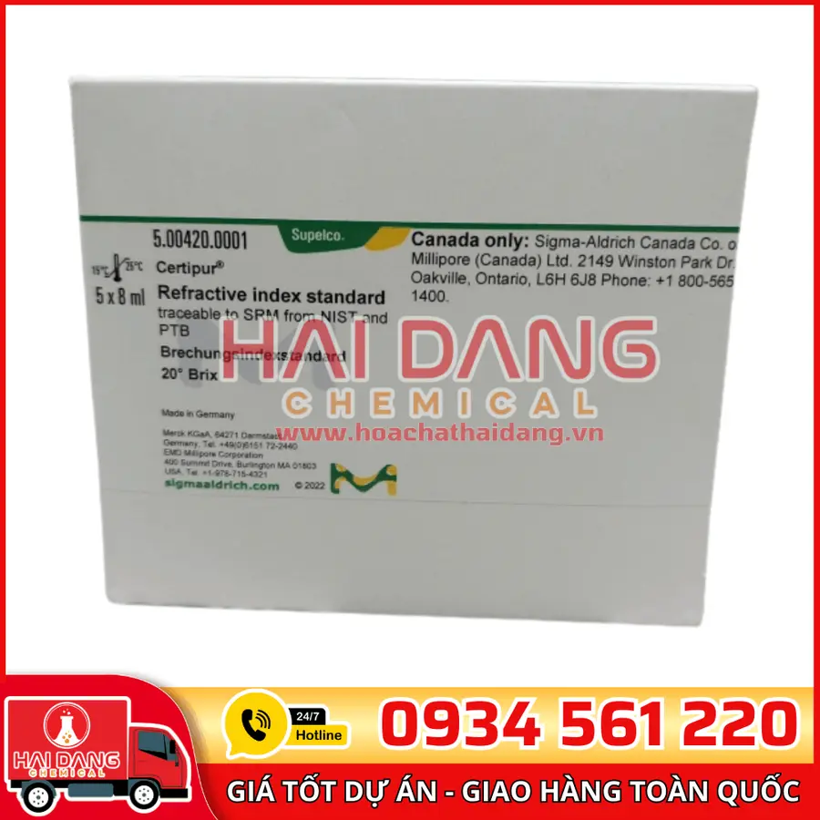 Refractive Index Standard – 20° Brix – Certipur® - Merck