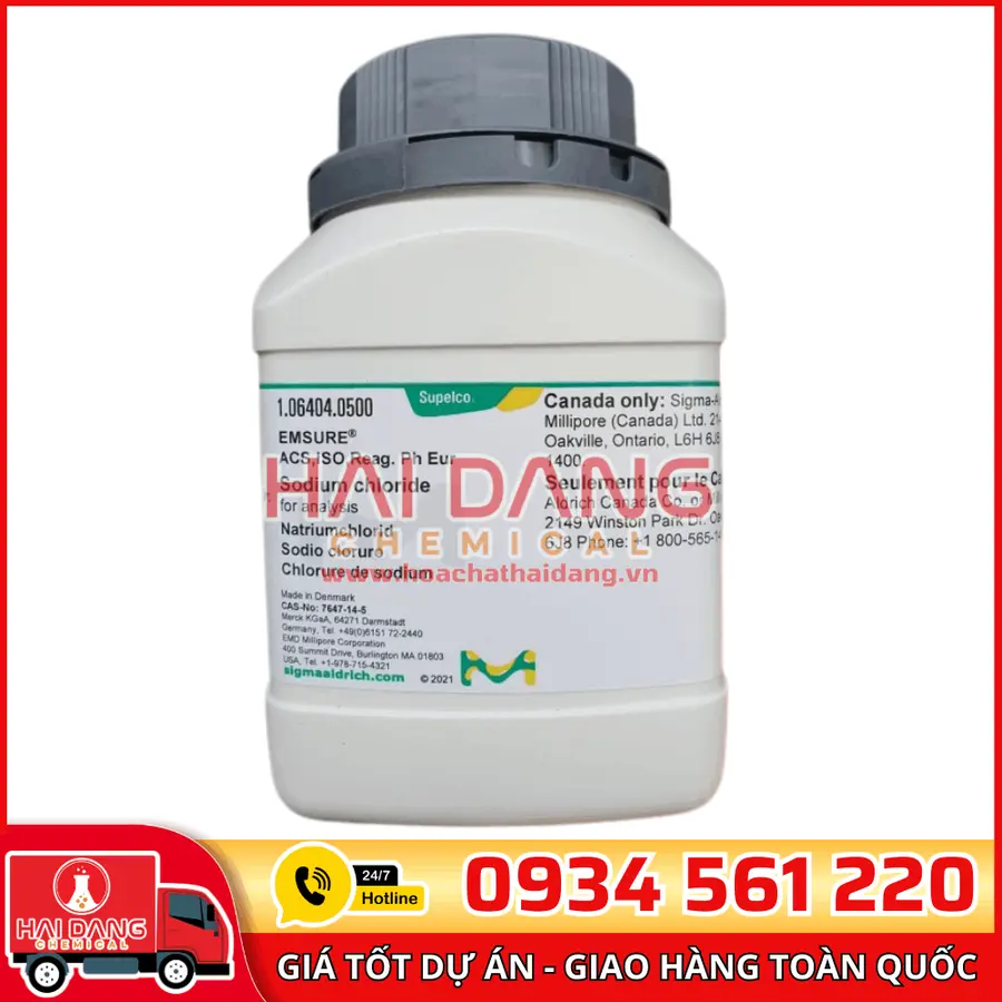 Sodium Chloride lọ 500g - Merck