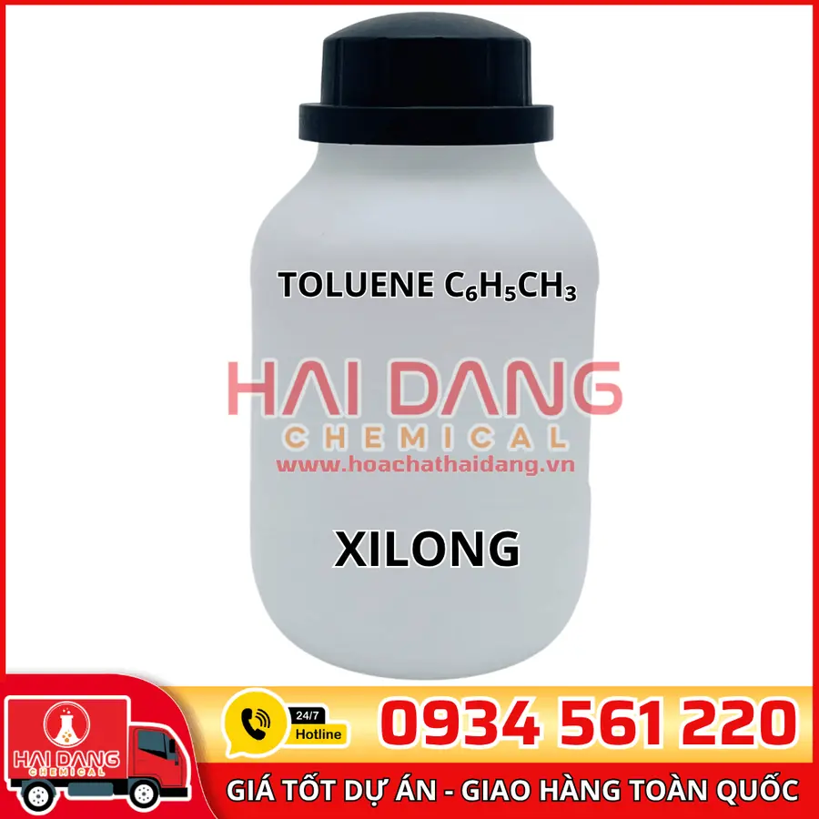 Toluene C₆H₅CH₃, lọ 500g - hãng Xilong