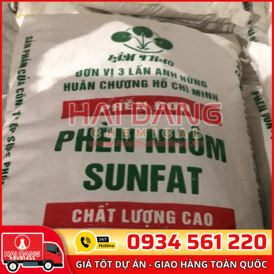 Phèn Đơn Nhôm Sulfate Aluminium Sulfate Al2(SO4).18H2O