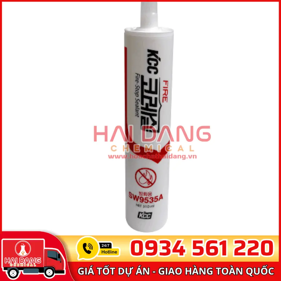 Keo Chống Cháy KCC Acrylic SW9535A – Trám Khe, Ngăn Lửa Hiệu Quả