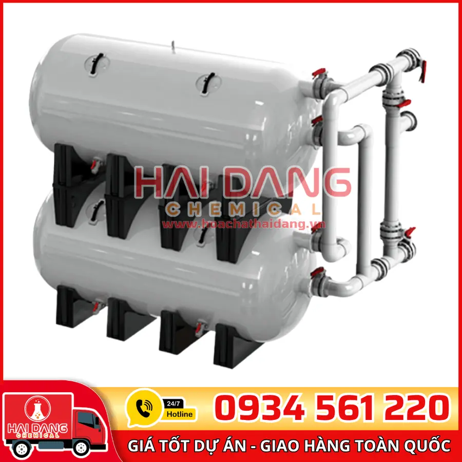 Bộ Lọc Cát Xếp Chồng Kép Emaux – Tối Ưu Diện Tích, Lọc Mạnh Mẽ