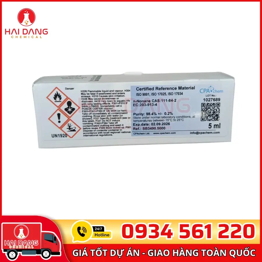 Chất Chuẩn n-Nonane 5mL – CPAchem