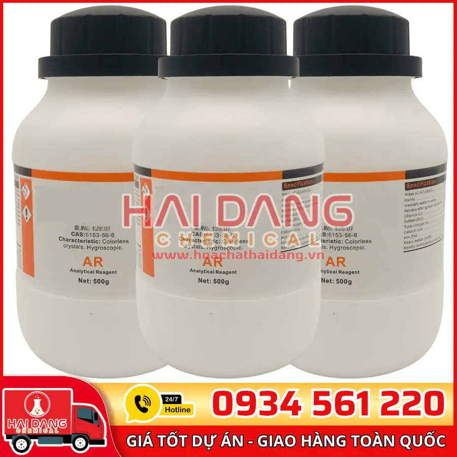Sodium Hydro Sulphite Na₂S₂O₄, lọ 500g - hãng Xilong