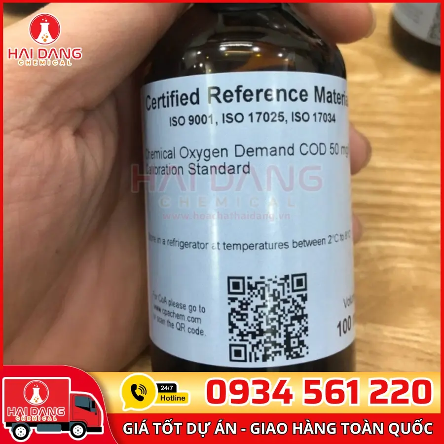 Dung Dịch Chuẩn COD 50mg/L 100mL – CPAchem